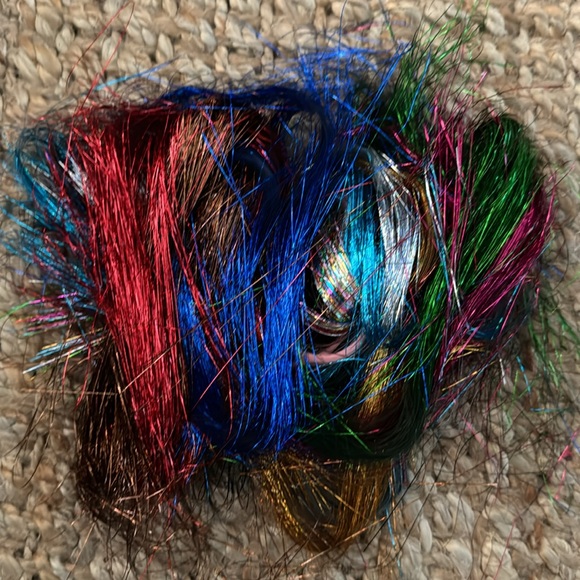 FAIRY HAIR, HAIR TINSEL, HAIR TOOLS, EXTENSIONS PARTING COMB BURNING MAN KIT - Picture 1 of 4